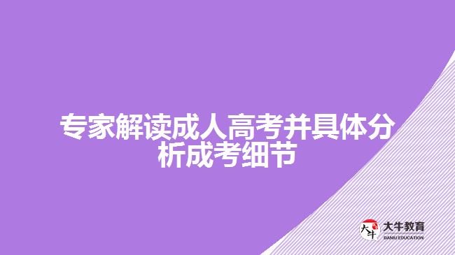 成人高考是什么？