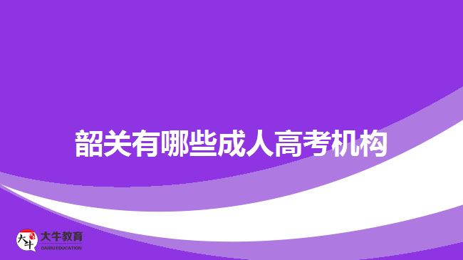 韶關(guān)有哪些成人高考機構(gòu)
