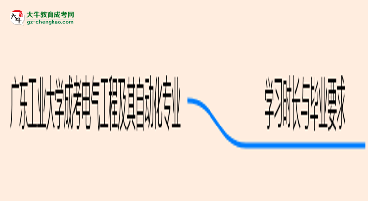 廣東工業(yè)大學(xué)成考電氣工程及其自動(dòng)化專業(yè)需多久完成并拿證？（2025年新）思維導(dǎo)圖