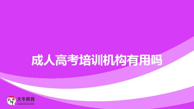 成人高考培訓機構(gòu)有用嗎