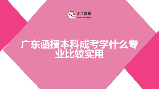 廣東函授本科成考學(xué)什么專(zhuān)業(yè)比較實(shí)用