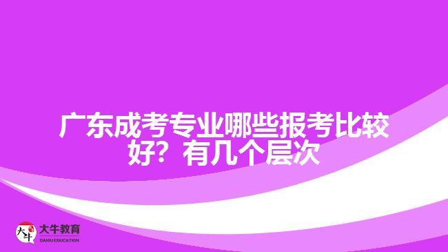 廣東成考專業(yè)哪些報(bào)考比較好？