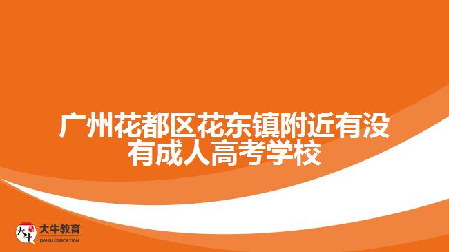 廣州花都區(qū)花東鎮(zhèn)附近有沒(méi)有成人高考學(xué)校