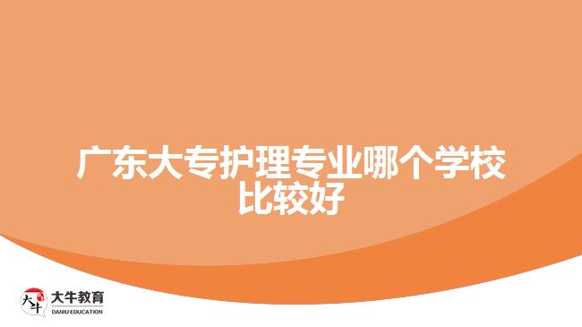 廣東大專護(hù)理專業(yè)哪個學(xué)校比較好