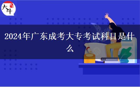 2024年廣東成考大?？荚嚳颇渴鞘裁? title=