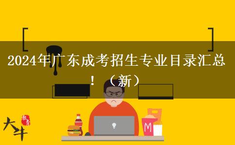 2024年廣東成考招生專(zhuān)業(yè)目錄匯總?。ㄐ拢? width=