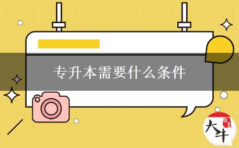 專(zhuān)升本需要什么條件
