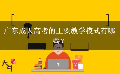 廣東成人高考的主要教學(xué)模式有哪些？