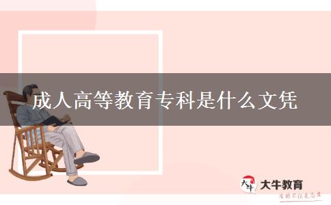 成人高等教育?？剖鞘裁次膽{